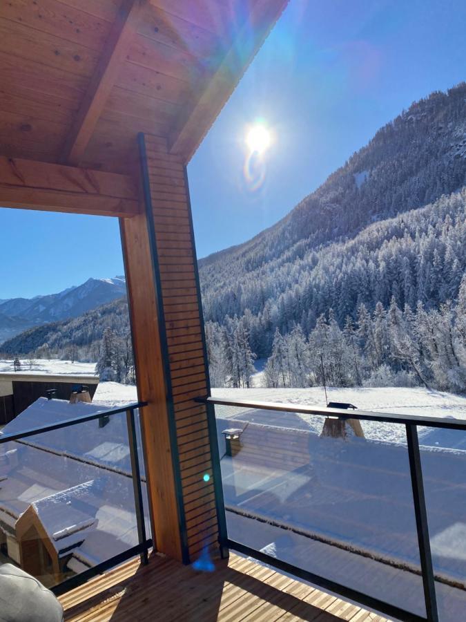 Ferienwohnung Le Doux Meleze Saint-Chaffrey Exterior foto